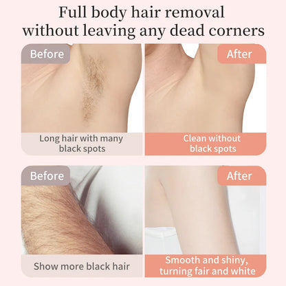 ماكينة حلاقة كهربائية محمولة 2 في 1 لتشذيب الشعر